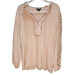 EXPRESS womans blush pink blouse size medium